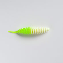 Indlæs billede til gallerivisning Feinripp Chartreuse/Hvid